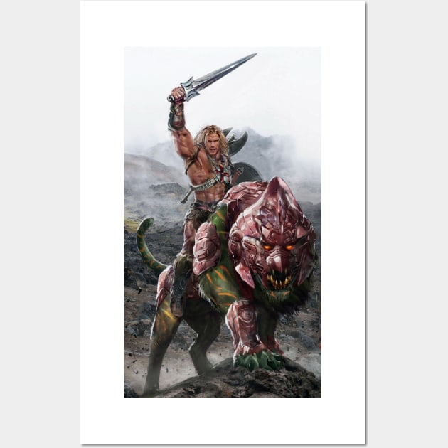 He Man Wall Art by uncannyknack